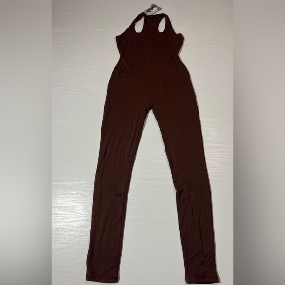 Naked Wardrobe Back in the Race Bodysuit Womens XLarge Brown - Picture 2 of 13